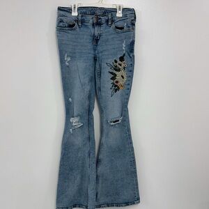 Arizona Jean Company Y2K extreme low rise Flare Jeans - Size 2
